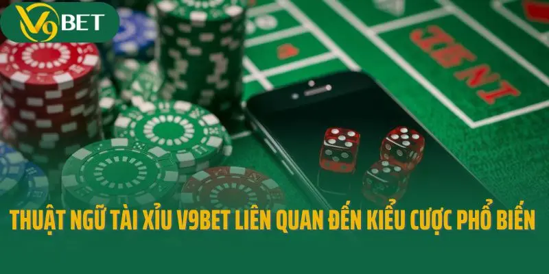 Các thuật ngữ Tài Xỉu V9bet liên quan đến các loại cược phổ biến